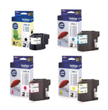 Genuine Brother LC229XL, LC225XL, High Capacity Ink Cartridges, LC229XLVALBP