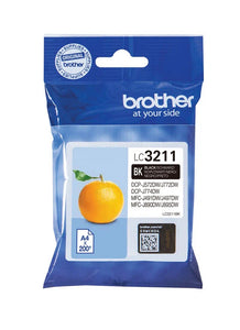 Genuine Brother LC3211BK, Black Ink Cartridge, LC-3211BK