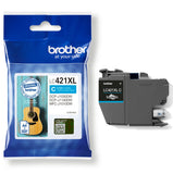 Genuine Brother LC421XL, High Capacity Cyan Ink Cartridge, LC421XLC