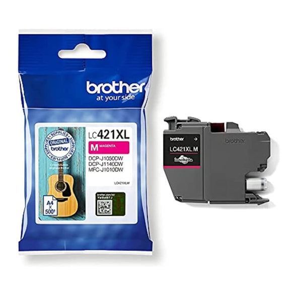 Genuine Brother LC421XLM, High Capacity Magenta Ink Cartridge, LC-421XLM