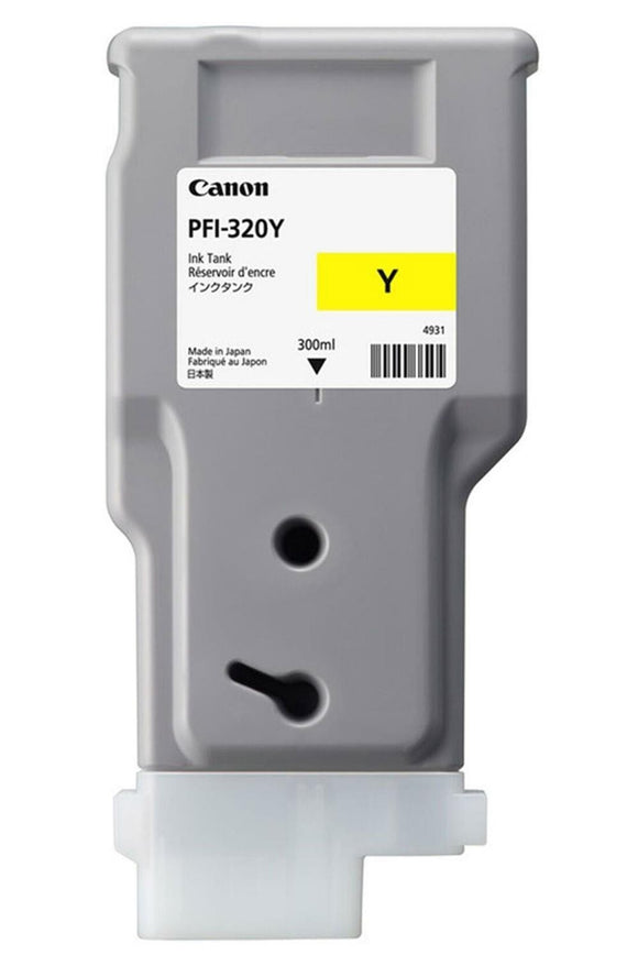 Genuine Canon PFI-320Y Yellow Ink Cartridge, PFI-320Y, 2893C001AA