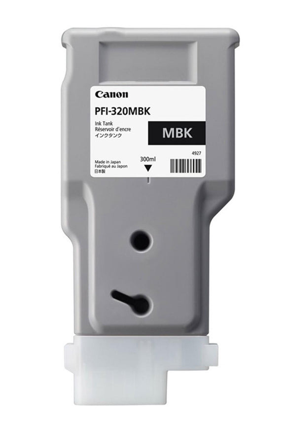 Genuine Canon PFI-320MBK, Matte Black Ink Cartridge, PFI-320MBK, 2889C001
