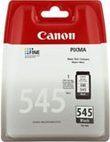 Genuine Canon PG545, Black Ink Cartridges, PG-545, 8287B001