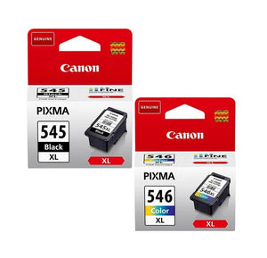 Canon PG-545XL & CL-546XL Black & Colour Ink Cartridges, 8286B001, 8288B004