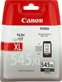 Genuine Canon 545XL, High Capacity Black Ink Cartridges, PG-545XL 8286B001
