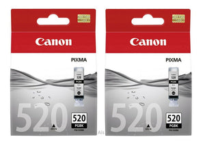 Genuine Canon PGI520PGBK, Twin Black Ink Cartridge, PGI-520PGBK, 2932B012