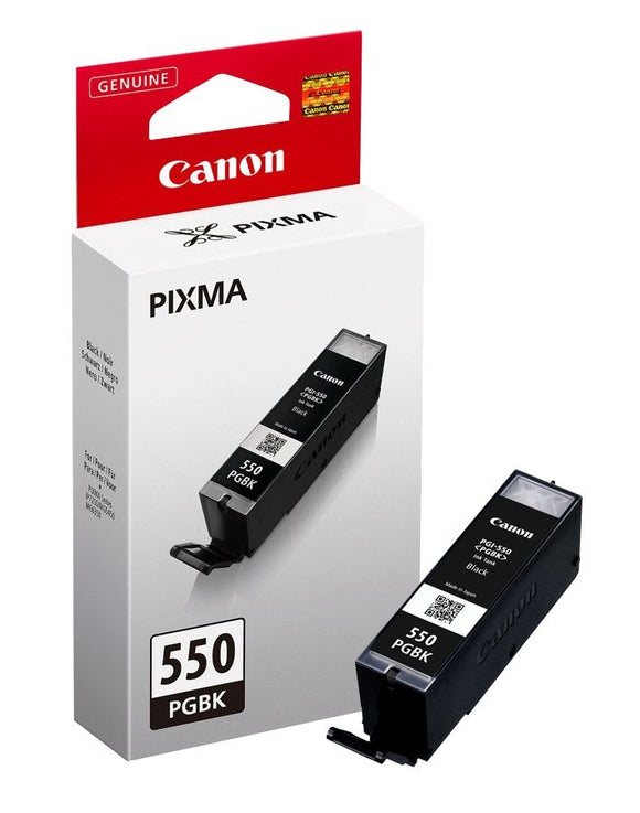 Genuine  Canon PGI-550PGBK Pigment Black Ink Cartridge, 6496B001