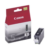 Genuine Canon PGI5BK Black Ink Cartridge, PGI-5BK, 0628B001