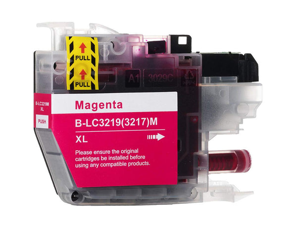 1 Magenta Compatible Ink Cartridge, Replaces For Brother LC-3217M NON-OEM