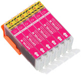 6 Compatible Magenta Ink Cartridges, Replaces For Canon CLI571XLM, CLI-571XLM NON-OEM