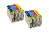 8 Compatible Ink Cartridges, Replaces For Epson 29XL, T2996, NON-OEM