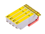 4 Compatible E33XLYellow Ink Cartridges, For Epson 33XL, T3364, NON-OEM