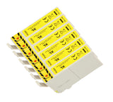6 Compatible 16 XL, Yellow Ink Cartridges, Replaces For Epson 16XL T1634,T163440, NON-OEM