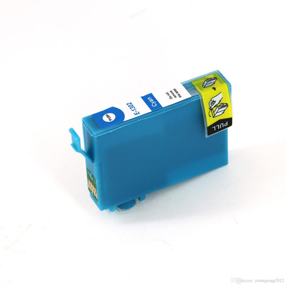 1 Compatible XL Cyan Ink Cartridges Replace For Epson T1302, NON-OEM