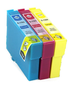 Compatible 3 Color Multipack Ink Cartridges Replace For Epson T1306, NON-OEM