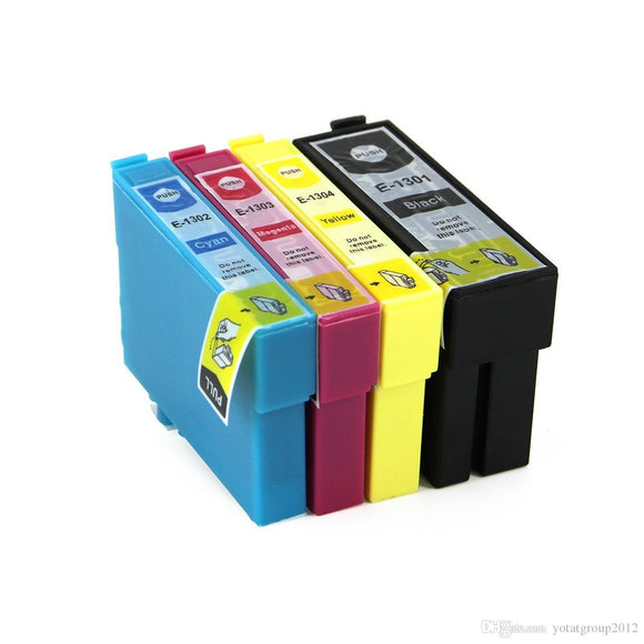 4 Compatible Multipack Ink Cartridges Replace For Epson T1301, T1306, NON-OEM
