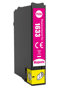 1 Compatible 16 XL, Magenta Ink Cartridge, Replaces For Epson 16XL, T1633, NON-OEM