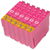 6 Compatible Magenta Ink Cartridges, Replaces For Epson 16XL, T1633, NON-OEM