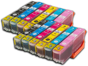 12 Compatible Multipack Ink Cartridges Replaces For Epson 24XL, T2438, T243840, NON-OEM