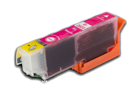 1 Compatible E26XL Magenta Ink Cartridge, For Epson 26XL T2633 NON-OEM