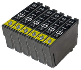 6 Compatible E29XL Black Ink Cartridges Replaces for Epson 29XL T2991, Non-OEM