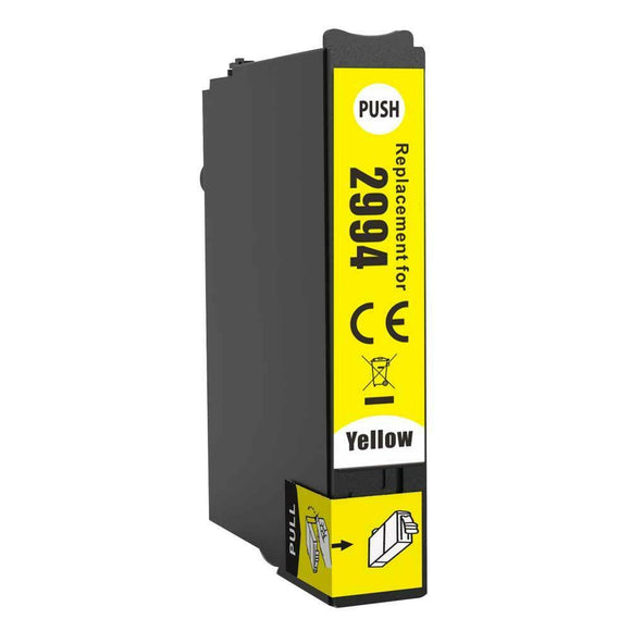 1 Compatible Yellow Ink Cartridge, Replaces For Epson 29XL, T2994, NON-OEM