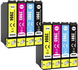 8 Compatible Ink Cartridges, Replaces For Epson 29XL, T2996, NON-OEM