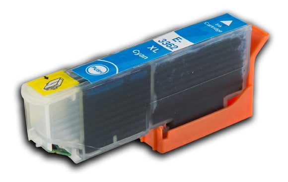 1 Compatible E33XL Cyan Ink Cartridges Replaces For Epson 33XL, T3362, NON-OEM