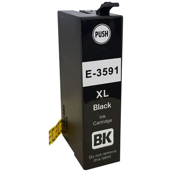 1 Compatible 35 XL, Black Ink Cartridge, Replaces For Epson 35XL, T3591, NON-OEM