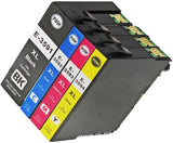 4 Compatible High Capacity Multipack Ink Cartridges, Replaces For Epson 35XL, T3596 NON-OEM