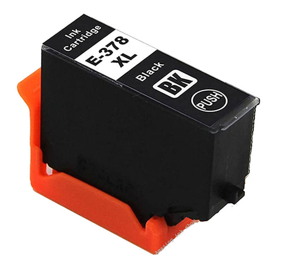 1 Compatible Black Ink Cartridge, For Epson 378XL, T3791, NON-OEM