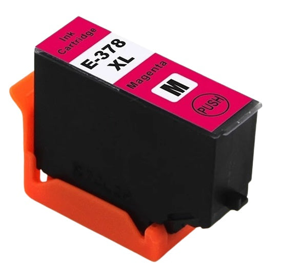 1 Compatible Magenta Ink Cartridge, For Epson 378XL, T3793, NON-OEM