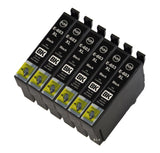 6 Compatible Black Ink Cartridges, Replaces For Epson 603XL, T03A1, NON-OEM