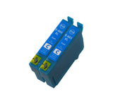 2 Compatible Cyan Ink Cartridge, Replaces For Epson 603XL, T03A2, NON-OEM