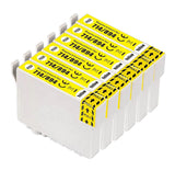 6 Compatible 714, Yellow Ink Cartridges, Replaces For Epson T0714, T0894, NON-OEM