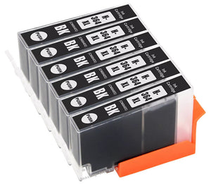 6 Compatible H364XL, Black Ink Cartridges, Replaces For HP 364XL, CN684EE NON-OEM