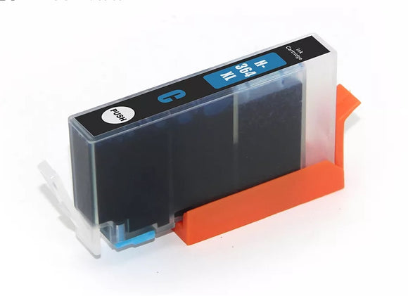 1 Compatible Cyan Ink Cartridge, Replaces For HP 364XL, CB323EE NON-OEM