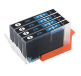 4 Compatible High Capacity Cyan Ink Cartridges, For HP 364XL, CB323EE, NON-OEM
