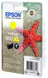 Genuine Epson 603XL, Starfish Yellow Ink Cartridge, T03A4, C13T03A44010