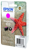 Genuine Epson 603, Starfish Magenta Ink Cartridge, T03U3, C13T03U34010