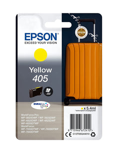 Genuine Epson 405, Suitcase Yellow Ink Cartridge, T05G4, C13T05G44010