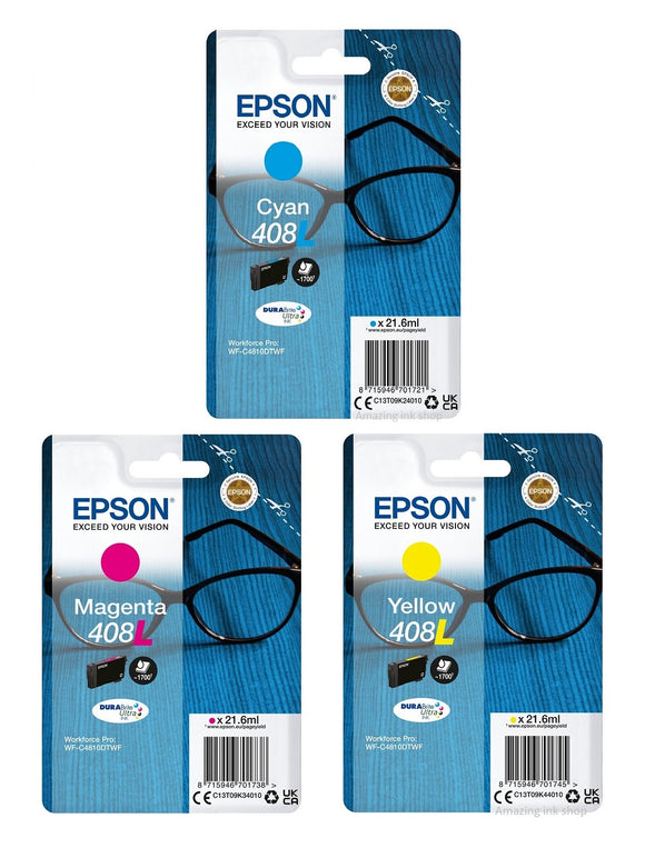 Genuine Epson 408L, Spectacles Multipack Ink Cartridge, T09K5, C13T09K54010