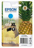 Genuine Epson 604XL, Pineapple Cyan Ink Cartridge, T10H2, (Vacuum-Sealed)