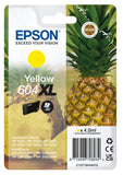 Genuine Epson 604XL, Pineapple Yellow Ink Cartridge, T10H4, (Vacuum-Sealed)
