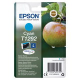 Genuine Epson T1292, Apple Cyan Ink Cartridge, C13T12924012 NO BOX