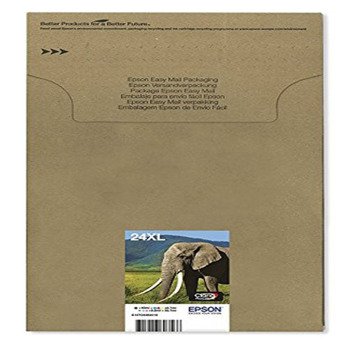 Genuine Epson 24XL, Multipack Elephant Ink Cartridges, T243845