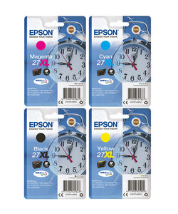 Genuine Epson 27XL Alarm Clock Multipack Ink Cartridges T2711, T2715