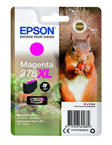 Genuine Epson 378XL, Squirrel Magenta Ink Cartridge T3793, C13T37934010