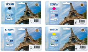 Genuine Epson Multipack Ink Cartridge, T7021, T7022, T7023, T7024